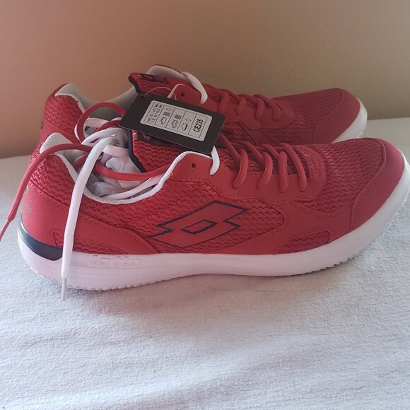 Lotto Other - New Lotto Red and White Sneakers. Men 11,5